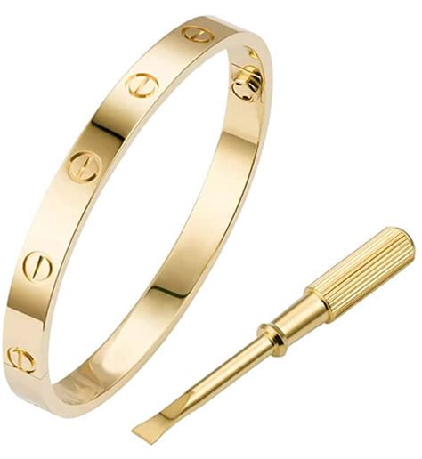 cartier bracelet love amazon|cartier love bracelet dupe amazon.